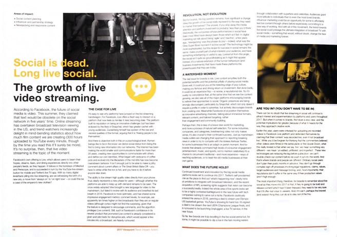 TMW Unlimited 2017 Viewpoints Social is Dead